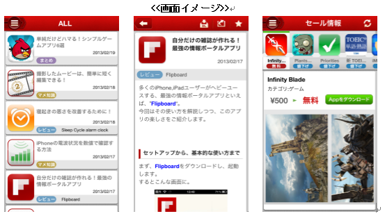 Iphoneアプリのレビューメディア アプリシュラン A ニュース ユナイテッド株式会社